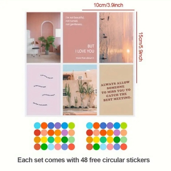 New 30 Sheets/set Wall Collage Kit Affirmation card  - Believe Yourself - Picture 4 of 4